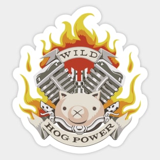 Wild Hog Power Sticker